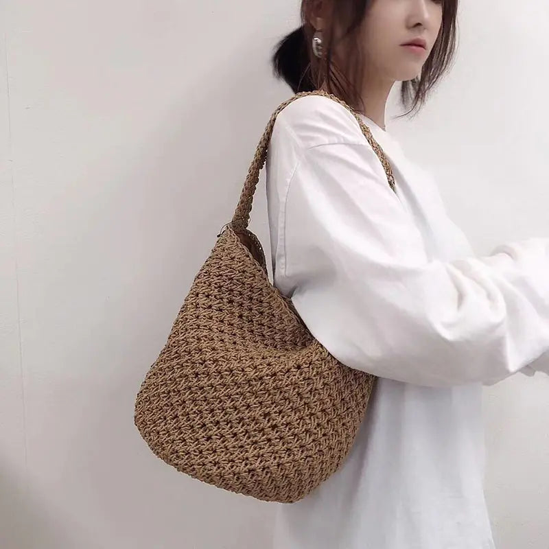 EcoLuxe™ Straw Bag