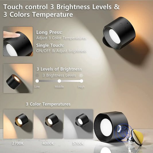 GlowControl™ Magnetic Lamp