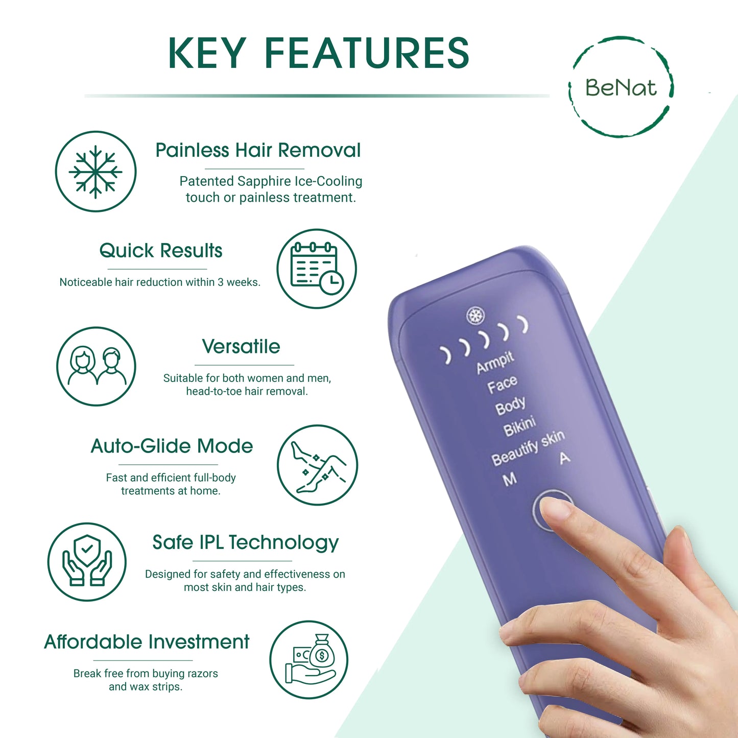 GlowSmooth™ Hair Remover