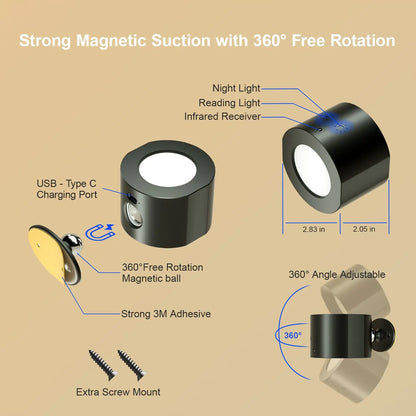GlowControl™ Magnetic Lamp