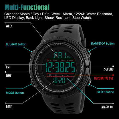 SKMEI Tactical Chrono