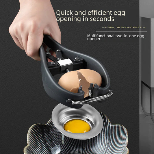 Egg Cracking Tool for Easy Baking and Egg Separation