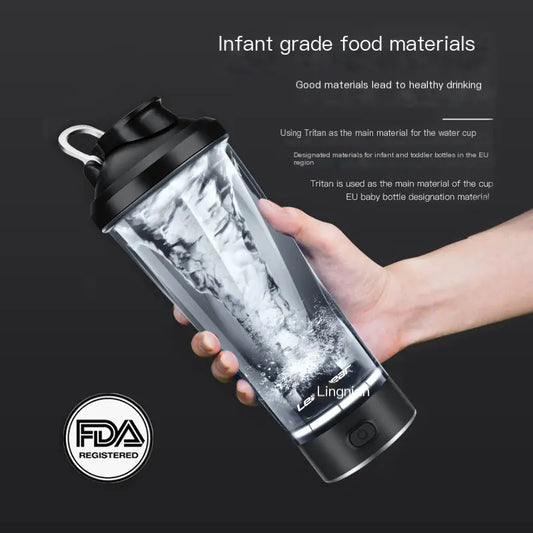 Tritan Electric Shaker Cup for Protein and Smoothies
